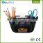 EasyPAG Desk Organizer Black Mesh Office School Desktop Supply Caddy with Slide Drawer