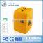 Universal 2 USB 2500MA Promotional World Travel Adapter for Mobile Phone