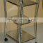 3 Tier Color Storage Shelve Trolley