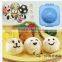 Food Grade Plastic 2pcs per Set Lovely Football Shaped Boiled Rice Egg Sushi Mold