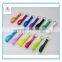 OEM Colorful Silicone Wristband Key pendant, Various Styles Colorful Silicone bracelet Keychain with key rings