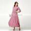 new muslim dress fashion jacquard sleeve chiffon dubai abaya islamic clothing