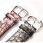Jranter fantastic design genuine crocodile leather watch strap with beautiful color