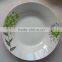 linyi and qingdao company supply 9"porcelain soup plate