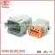 8 way female DT automotive sealed connector DT06-8S