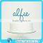 Name silhouette cake topper, monogram acrylic cake topper