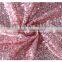 2016 OEM Promotional Rose Pink Color Bridal Sequin Swiss Lace Fabric Wholesale