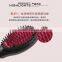 LCD Home Use White Pink Electric Hair Straightener Comb Brush LCD straightening brush comb