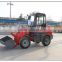Qingzhou farm machinery mini tractor type wheel loader with hydraulic pilot control