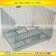 foldable galvanized storage cage with wheels