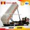 China tri-axle stainless steel fuel tank semi trailer for corrosive material transportation