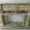 POLISHED DARK GREEN ONYX FIREPLACES