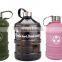 2.2L/half gallon water bottle jug, FDA approved and BPA free PETG raw material, matt/frosted finish allowed