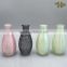 Mechanism Pink Flower Vase Chinese Glass Vase With Strips