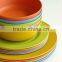 Biodegradable eco Bamboo Fiber Tableware,dinner set 2016 new