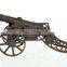Antique metal cast iron craft model cannon / China supplier Military Decor cannon