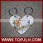 Wholesale sublimation custom keychain promtion gifts keyring