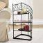 New Design 3 steps Metal Winding Staircase wrought iron plant stands