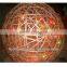 Woven Colorful Large Decorative Wicker Ball