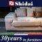 SHIDAI - Modern Beige Microfiber Living Room Sofa Couch Sectional Set Furniture G180