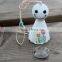 customized decoration promotional ceramic indoor wind chime for crafts