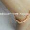 3-4mm pink baroque freshwater pearl bracelet