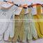 DDSAFETY High Quality Yellow Cow Grain Leather Gloves Driver Gloves