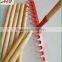 Two times Varnished eucalyptus wooden rake handle tapered end 150*2.5cm