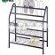 shoes display shelf, 2 tier expandable metal shoe rack