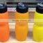 silicon collapsible water bottle with various colors and capacity