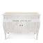 Buffet Console Bombay 2 Door White Distressed Mahogany Wood Furniture
