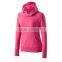 Ladies French Terry Heather Pullover Longline Sweatshirt With Hoodie