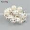Keering-made Vogue Custom Pearl Rhinestone Buttons for Garments WBK-1475