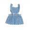 Wholesale Baby Girl Boutique Frocks Newborn Princess Knitted Romper Dress