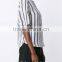 2016 high quality fancy stripe shirt elegant design OEM service