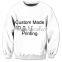 REAL American SIZE Custom,Create your own,3D Sublimation Print Crew neck Sweatshirt,plus size