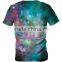 Stylish Galactic T-Shirt Space Clothing Galaxy Art Sublimated T Shirt Festival Wear Soft 100% Polyester Full Sublimation Tees