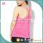 Latest Woman Sports Wear Strapless Sports Jersey New Model Girls Solid Color Vest Running Shirt