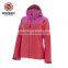 YF095 Fashion softshell breathable lady hooded jacket