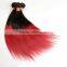 Fashion 1B/BUG color two tone color remy human hair , Brazilian hair
