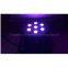 7pcs LED Flat Par Light 4 in 1