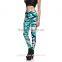 black white stripe jogging yoga legging capris/morning xg plus size fitness training athletic legging/tight sports pants