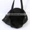 Black 230D Polyester Printed Newest Folding Tote Bag