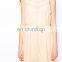 CHEFON Trim belted mexican embroidered dress