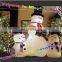 2015 New year inflatable family snowman for Christmas