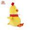 Factory cheap stuffed animals cocks sitting plush chicken toy