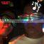 2018 New Products Sound Activated Flashing Funny Plastic Glasses