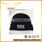 Custom cheap winter knitted wool beanie hat with logo
