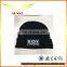 Custom cheap winter knitted wool beanie hat with logo