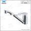 White Paint And Chrome Plated Single Handle Rotatable Bathroom Basin Mixer Kitchen Faucet Cold And Hot Water Mixer Taps